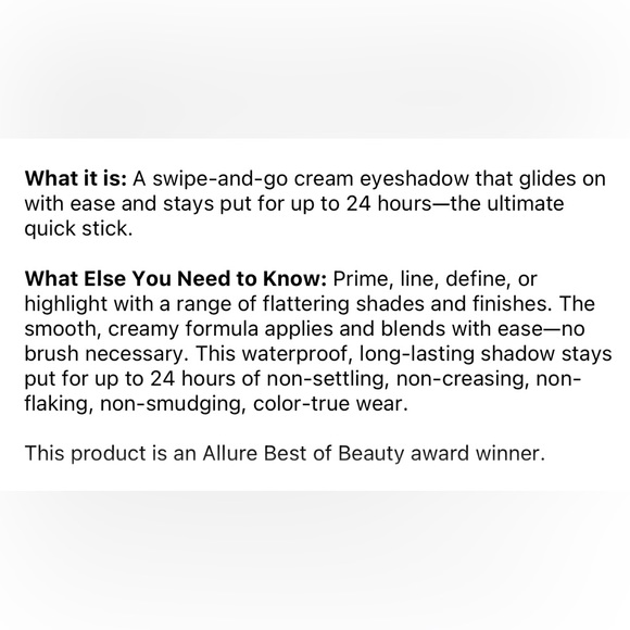 BOBBI BROWN 24-Hour Long-Wear Cream Eyeshadow Stick BEST SELLER! - GOLDEN PINK - Picture 6 of 7